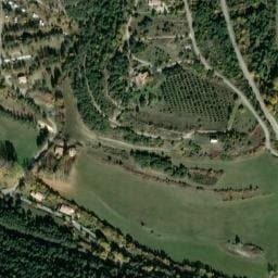 Vue satellite de Camping Municipal des Pontets à Comps-sur-Artuby
