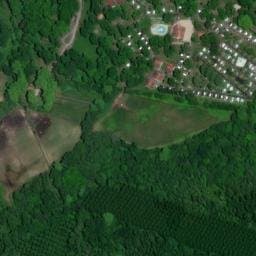 Vue satellite de Les Chênes à Oeyreluy
