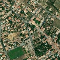 Vue satellite de Aire de camping-car à Arboras à Arboras