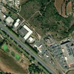 Vue satellite de Camping Les Peupliers à Le Puech