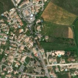 Vue satellite de HOSTELLERIE SAINT BENOIT à Aniane