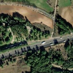 Vue satellite de Aire de Nabrigas à Saint-Brès