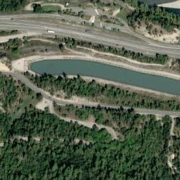 Vue satellite de Aire de Jouques à Jouques
