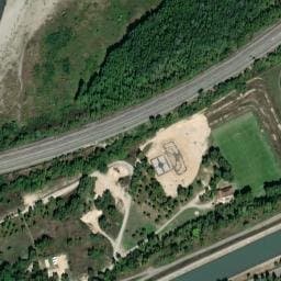 Vue satellite de Aire de camping-cars Saint-Paul-lès-Durance à Jouques