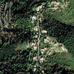 Vue satellite de Camping à Carros à Carros