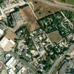 Vue satellite de Pont de Lunel à Lunel