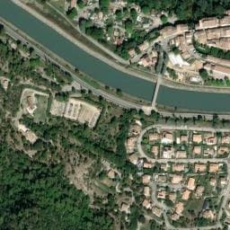 Vue satellite de Aire Saint-Paul-lès-Durance à Jouques