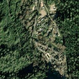 Vue satellite de Camping Au Vallon Rouge à Courmes