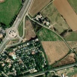 Vue satellite de Bellevue en Camargue à Le Cailar