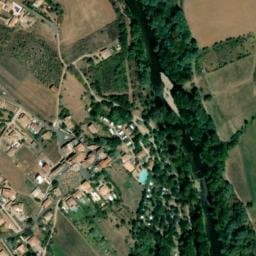 Vue satellite de Camping La Sieste à Lunas-les-Châteaux