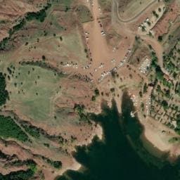 Vue satellite de Bivouac à Le Puech (11) à Le Puech
