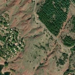 Vue satellite de Bivouac à Le Puech à Le Puech
