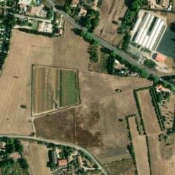 Vue satellite de CAMPING LE MAS DE L'ISLE à Lunel