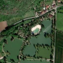 Vue satellite de Le Plan d'Eau Saint-Charles à Damiatte