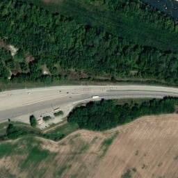 Vue satellite de Aire de la gare de péage Pertuis Sud à Pertuis