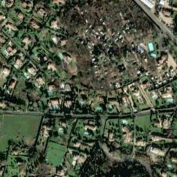 Vue satellite de Camping l'Orée d'Azur à Mouans-Sartoux