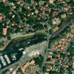 Vue satellite de Bourret à Soorts-Hossegor
