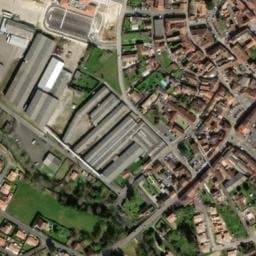 Vue satellite de Aire de camping-car à Horsarrieu à Horsarrieu