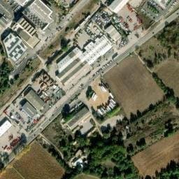 Vue satellite de Les Chataigniers à Vendargues