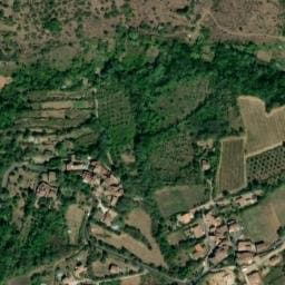 Vue satellite de LES CABÂNES - Hebergements insolites et Guinguette à La Tour-sur-Orb