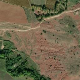 Vue satellite de Les Arcades à Mérifons