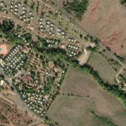 Vue satellite de Aire de camping-car à Liausson à Liausson