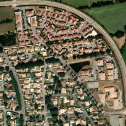 Vue satellite de Aire de camping-cars publique à Saint-Martin-de-Crau