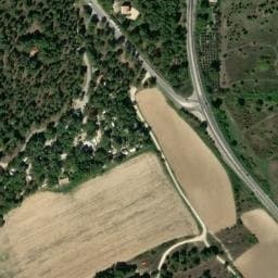 Vue satellite de Camping Lou Paradou à Lambesc
