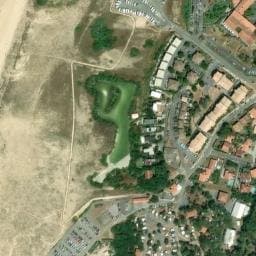 Vue satellite de Camping Vacances André Trigano - Domaine de Fierbois à Capbreton