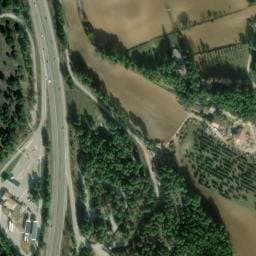 Vue satellite de Aire de Meyrargues à Le Puy-Sainte-Réparade