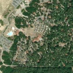 Vue satellite de Camping André Trigano Domaine de Fierbois à Labenne