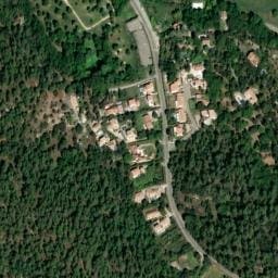 Vue satellite de Aire de camping-car à Jouques à Jouques