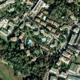Vue satellite de Parc des Maurettes à Vallauris