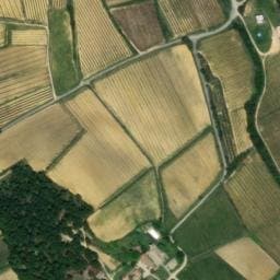 Vue satellite de CAMPING A LA FERME DOMAINE DE PELICAN à Saint-Bauzille-de-la-Sylve
