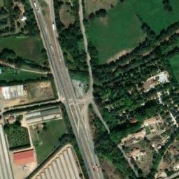 Vue satellite de La Chapelette à Paradou