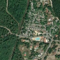 Vue satellite de Camping La Pointe à Capbreton