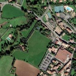 Vue satellite de Aire de camping-car à Fayence à Fayence