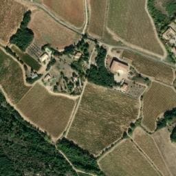 Vue satellite de AIRE MAS RENE GUILHEM - CAMPING CAR à Villeneuvette