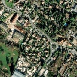 Vue satellite de L'eden à Vallauris