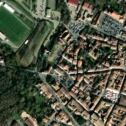 Vue satellite de Aire de camping-car à L'Isle-Jourdain à L'Isle-Jourdain