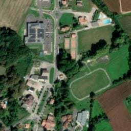 Vue satellite de Aire de camping-car à Pouillon à Pouillon