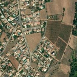 Vue satellite de CAMPING LES RIVIERES à Canet