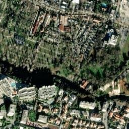 Vue satellite de Camping Douce France à Antibes