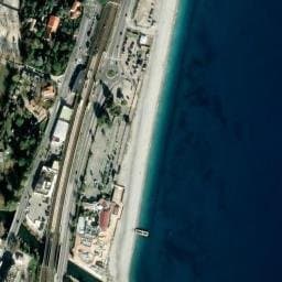 Vue satellite de Camping Les Embruns à Vallauris