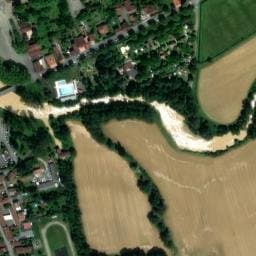 Vue satellite de Camping de l'Arros à Lasserrade