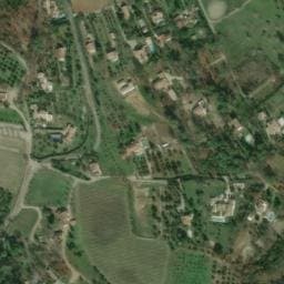 Vue satellite de Camping le Rouquier - Noelle CHRISTINE FUENTES à Fayence