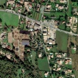 Vue satellite de Les Prairies à Callian