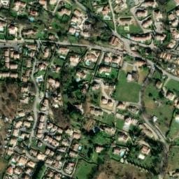 Vue satellite de Camping Les Floralies*** à Callian