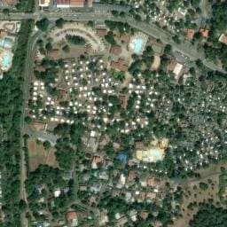 Vue satellite de Camping CE RATP à Labenne
