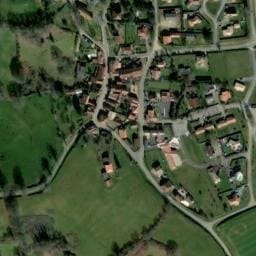 Vue satellite de Fontaine de Miramont-Sensacq (mairie) à Miramont-Sensacq